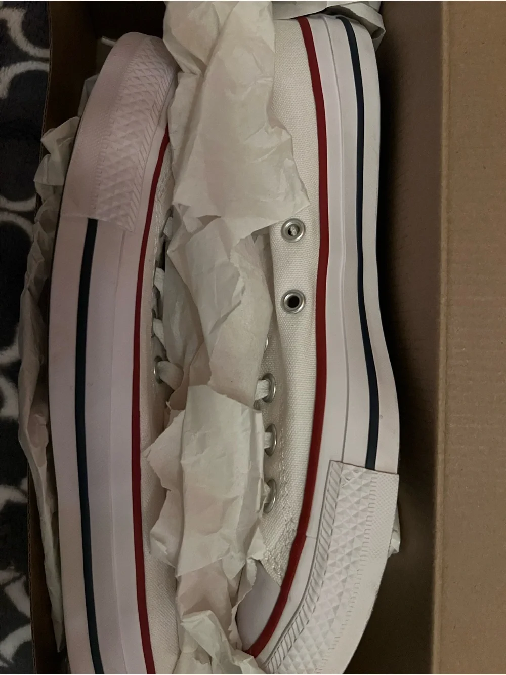LIKE NEW white chucks! - Picture 5 of 5